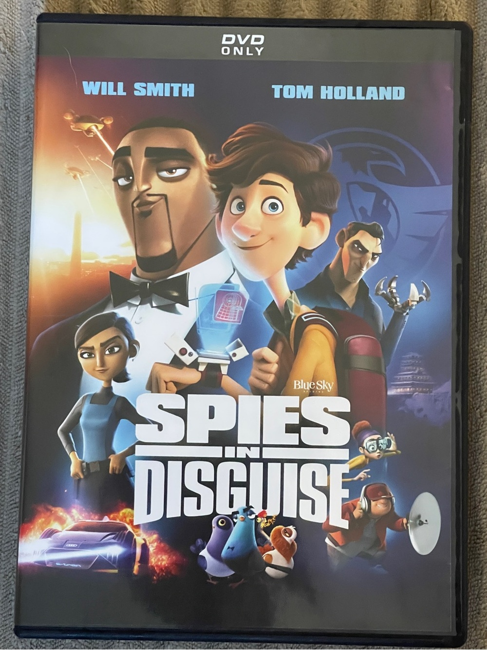 Spies in Disguise DVD 2020 Will Smith Tom Holland Animated Comedy Widescreen